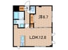 ノヴァーレ祐天寺 1LDKの間取り