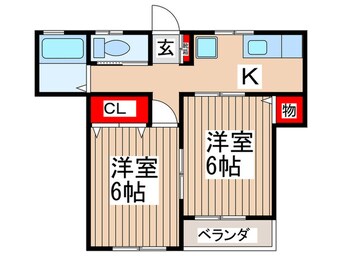 間取図 香コーポ