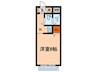 ハウス千駄木 1Kの間取り