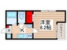 Avanti市川 1Kの間取り