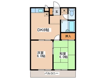 間取図 ピ－スフルイ－スト