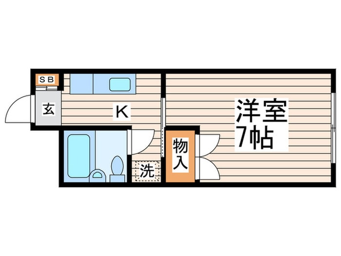 間取り図 桜の木ハイツ