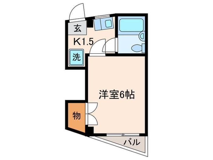 間取り図 コーポタグチⅡ