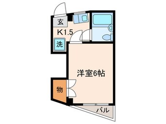 間取図 コーポタグチⅡ