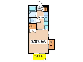 間取図 クリスタルハイツ