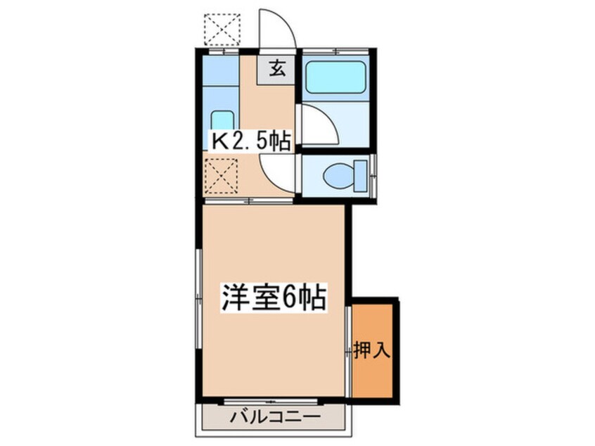 間取図 コーポ司　第３