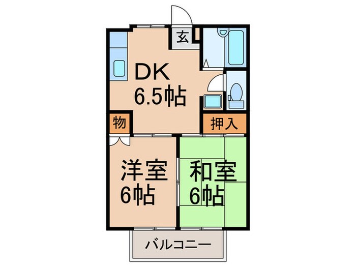 間取り図 サマックス三園D棟