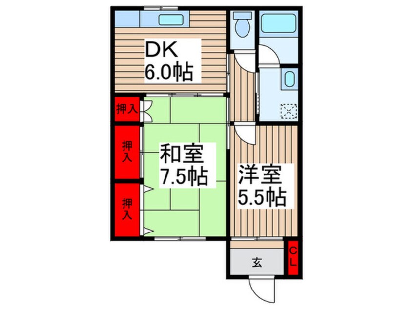 間取図 スターハイツ