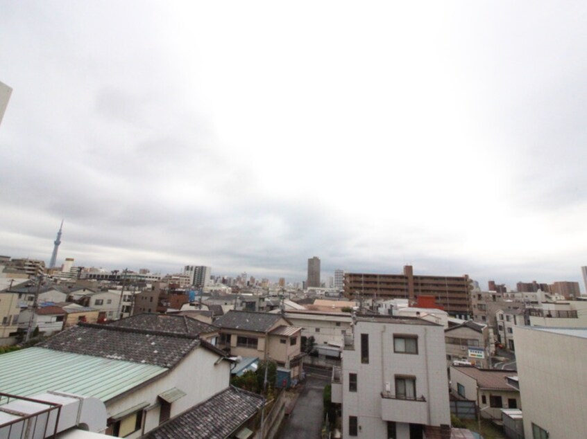 室内からの展望 実用マンション