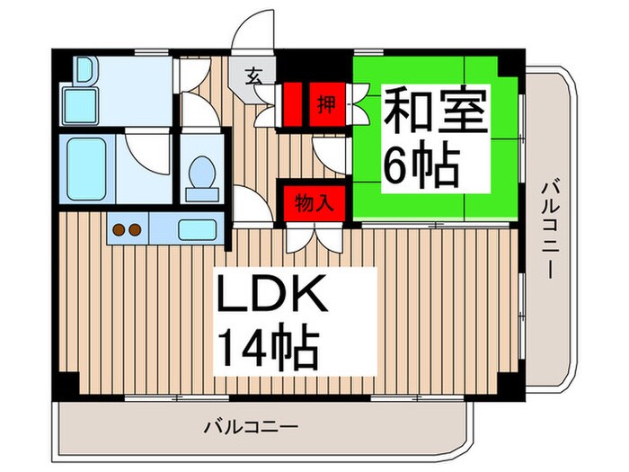 間取り図 岩井堂マンション