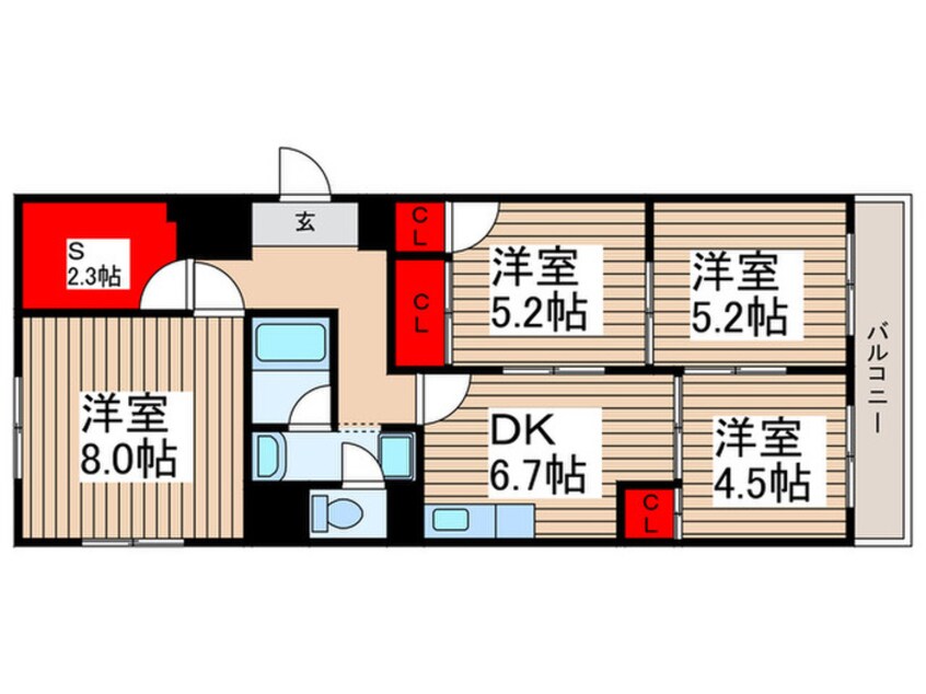 間取図 新井ハイツ