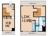 ﾚｳﾞｨｰｶﾞときわ台crob（３０９） 1LDKの間取り