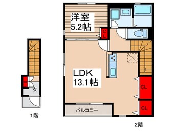 間取図 アムールＦｕ