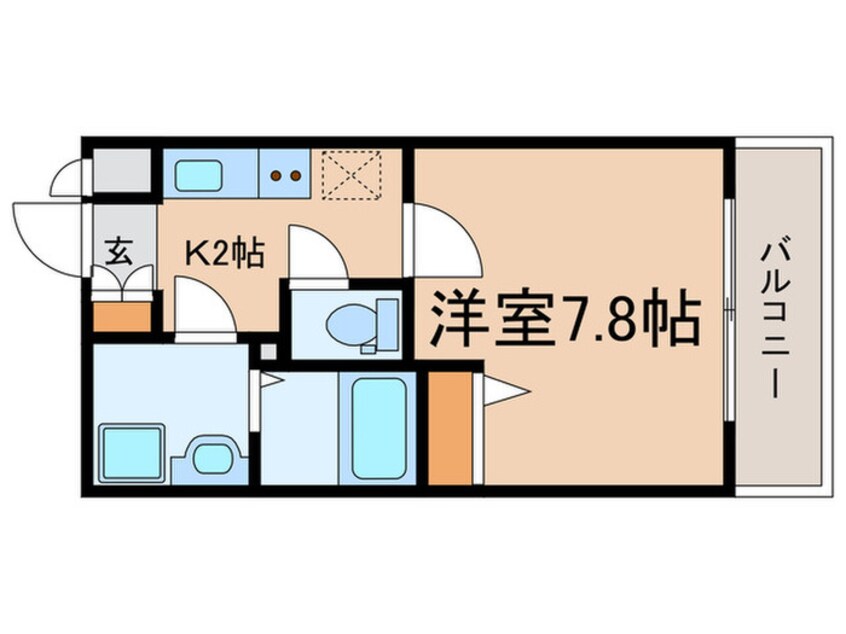 間取図 プレサンス新宿中落合メーディオ