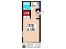コーポノーブル 1Kの間取り