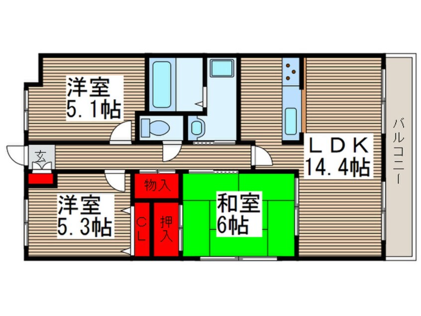 間取図 アスティ－ココ