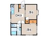 ヒルズＳ・Ｋ 2DKの間取り