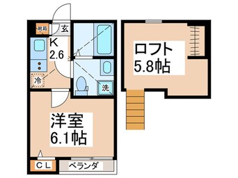 間取図 ルナ・レジデンス平塚