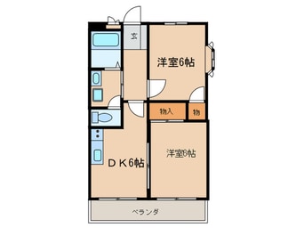 間取図 カンマル－ジュ