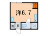 マメールロワ本駒込 1Rの間取り