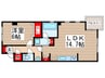 Ｌ‘ＡＲＧＯ 1LDKの間取り