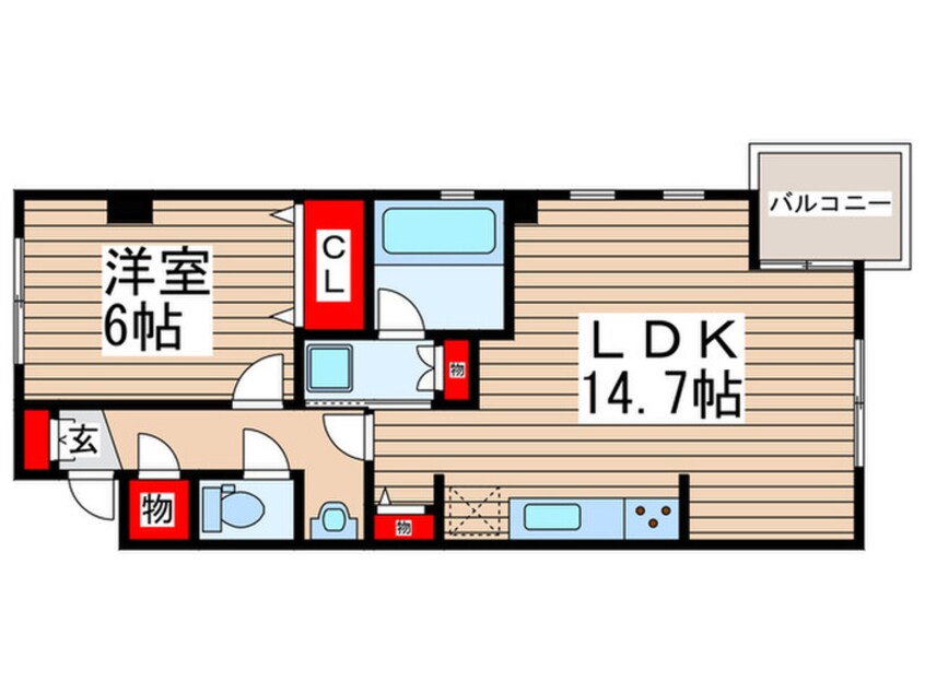 間取図 Ｌ‘ＡＲＧＯ