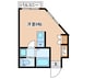 ピア南長崎 1Rの間取り