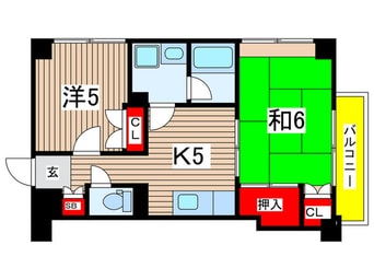 間取図 ロワイヤル東井堀12
