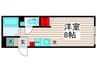 SLB西新井 1Rの間取り