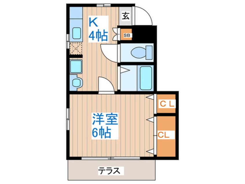 間取図 メゾンファミ－ユ