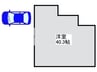 グランデール 1Rの間取り