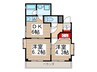 フジビル 2DKの間取り