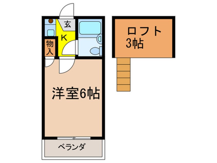 間取図 ベルエア－今川 Ｂ棟