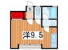 プリムローズ原山 1Rの間取り