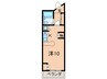 ペルソナ－ジュ横浜 1Rの間取り