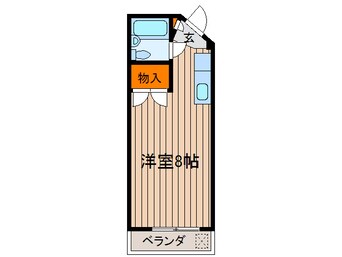 間取図 マンション青