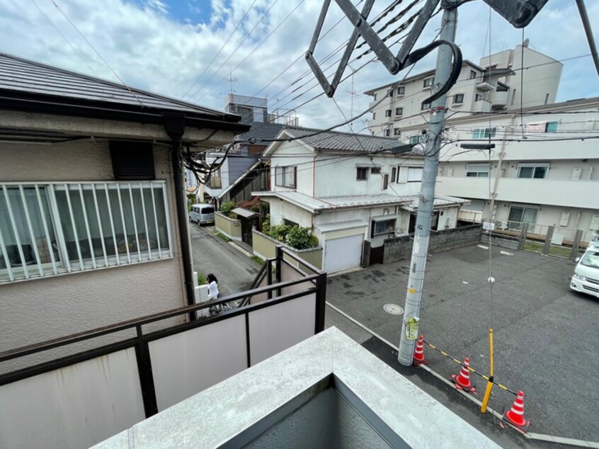 室内からの展望 マンション青