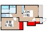 スターステージＡ 1LDKの間取り