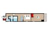 アルヴィータ 1LDKの間取り