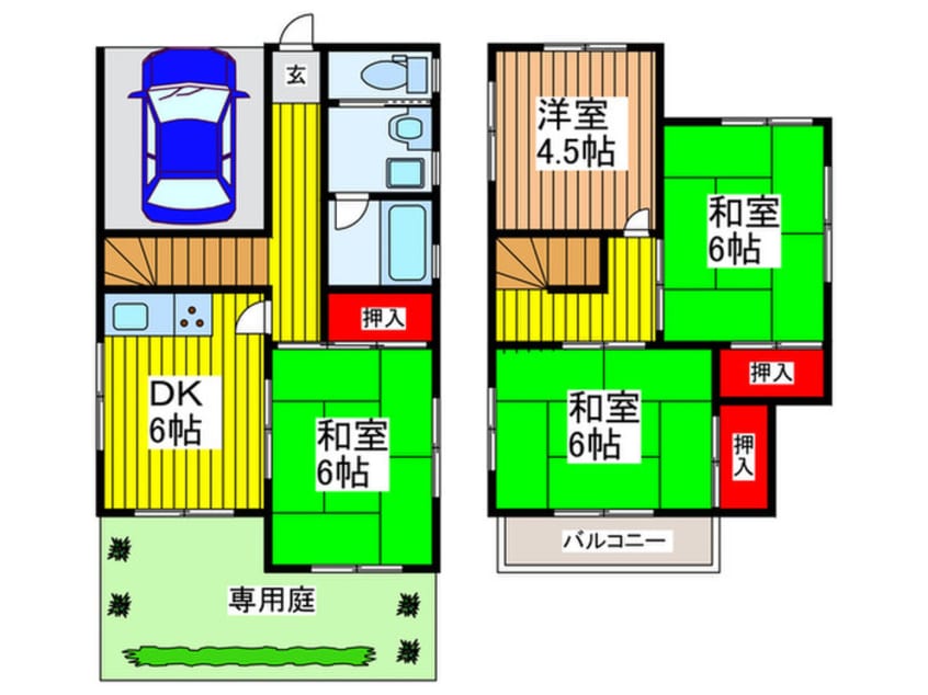 間取図 北袋1丁目戸建