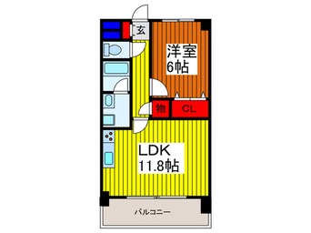 間取図 プリモパッソ川口