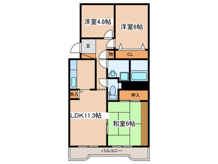 間取り図 ベルヴェデーレⅡ