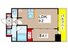 ディームス東陽町Ⅱ 1LDKの間取り