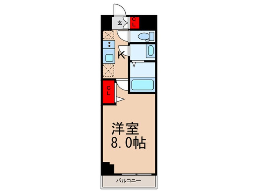 間取図 ディームス東陽町Ⅱ