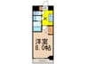 ディームス東陽町Ⅱ 1Kの間取り