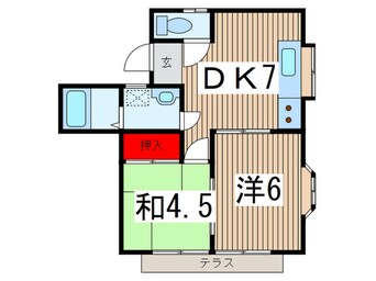 間取図 グリ－ンメゾン