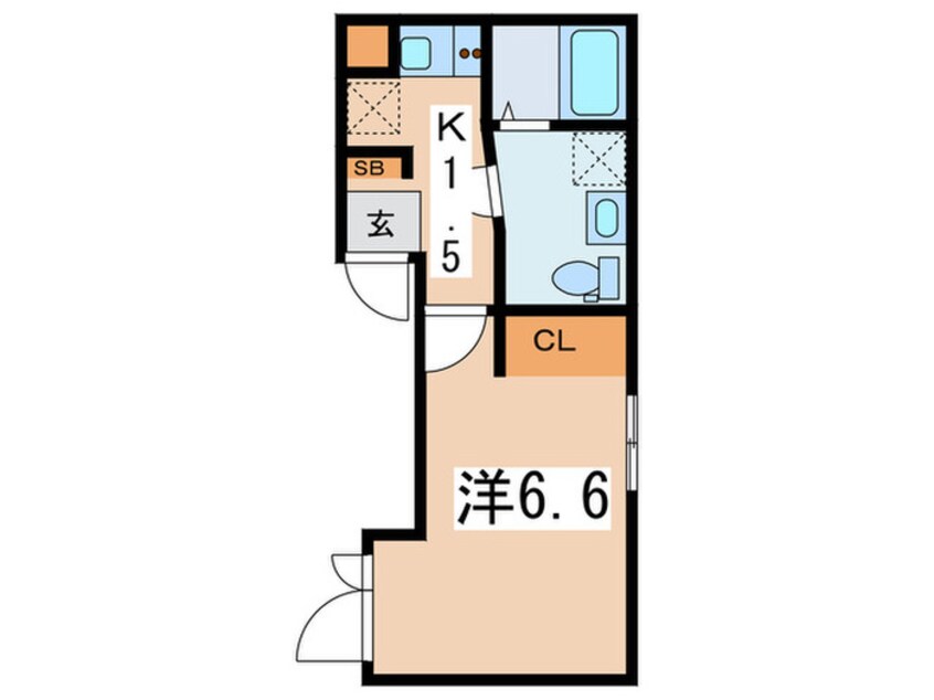 間取図 ハレレア横浜反町