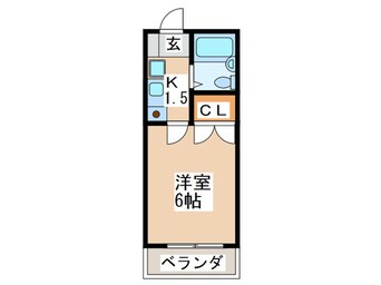 間取図 ルミエ－ル菅生