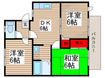 間取図 コスモハイツ西習志野