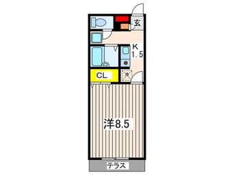 間取図 アム－ル久里浜